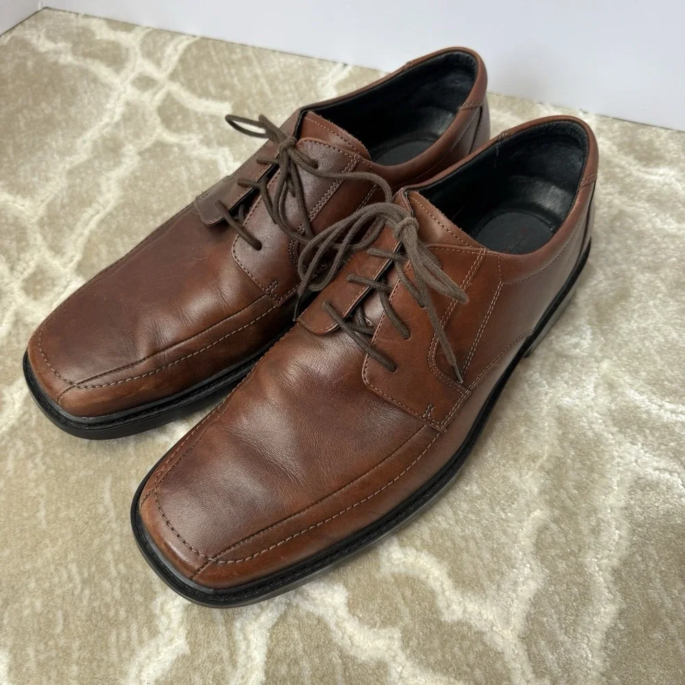 Bostonian Brown Leather Dress Shoes Men's Size 13M Pod Comfort‎ Used